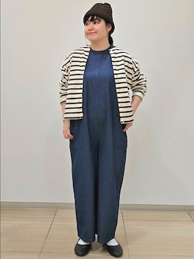 かぐれ　リネンノースリーブオールインワン かぐれ｜リネンハーフスリーブオールインワン - かぐれ(カグレ