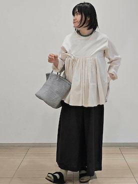 ICHINOSEさん（レディース・156cm）の夏コーディネート