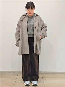 ICHINOSEさん（レディース・156cm）の冬コーディネート