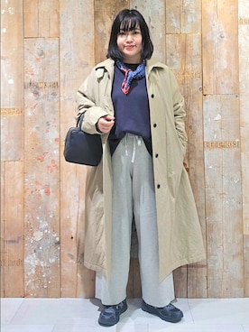 「アイテム（その他アウター）」を使った、ICHINOSEさん（レディース・156cm）の秋コーディネート