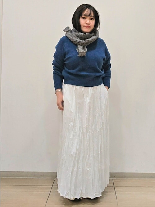 アルパカクルーネックニット（ニット/セーター）｜かぐれ（カグレ）の