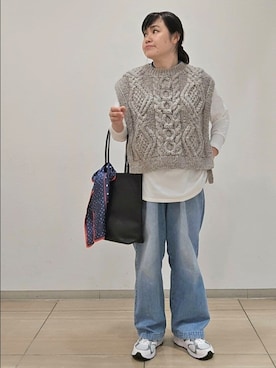 ICHINOSEさん（レディース・156cm）の秋コーディネート