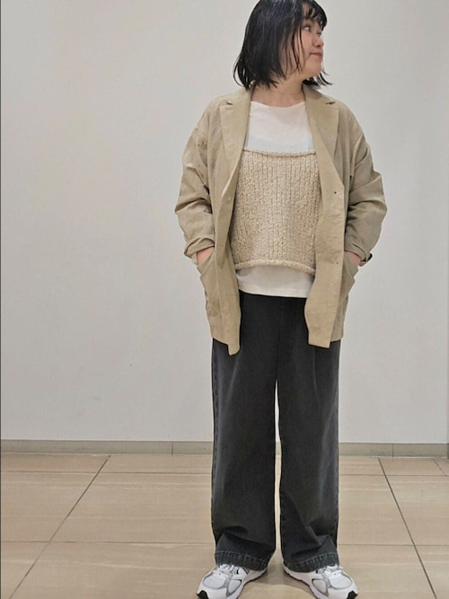 アルパカウールブークレニットキャミソール（ニット/セーター