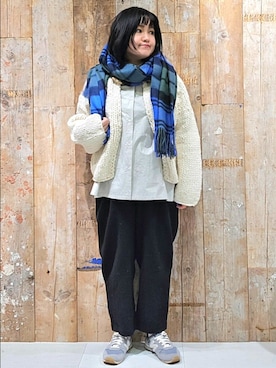 「かぐれ」｜ICHINOSEさん（レディース・156cm）の秋コーディネート