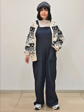 「かぐれ（カグレ）のアイテム（帽子）」を使った、ICHINOSEさん（レディース・156cm）の秋コーディネート