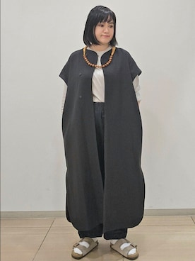 「かぐれ」｜「アイテム（ワンピース/ドレス）」を使った、ICHINOSEさん（レディース・156cm）の秋コーディネート