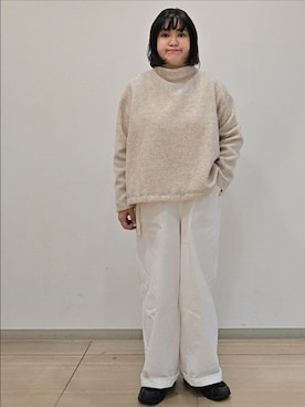 「アイテム（サロペット/オーバーオール）」を使った、ICHINOSEさん（レディース・156cm）の秋コーディネート