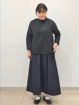 ICHINOSEさん（レディース・156cm）の冬コーディネート