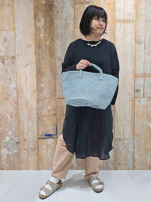 ガーゼロングチュニック