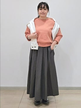 ICHINOSEさん（レディース・156cm）の冬コーディネート