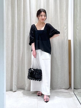 「アイテム（キャミソール）」を使った、yukaさん（レディース・150cm・30代）の夏コーディネート