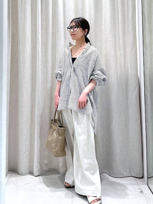 セール】【La Hutte】＜別注＞刺繍シャツ（シャツ/ブラウス