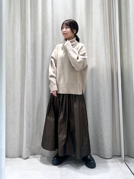 「REMME（レメ）のアイテム（ブーツ）」を使った、yukaさん（レディース・150cm）の秋コーディネート