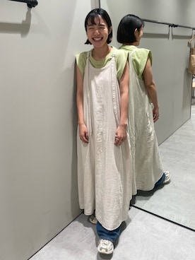 北畠まみさん（レディース・159cm）の夏コーディネート