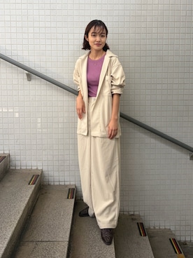 北畠まみさん（レディース・159cm）の夏コーディネート
