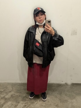 「coen（コーエン）のアイテム」を使った、飲酒さん（骨格ウェーブ・レディース・166cm）の秋コーディネート