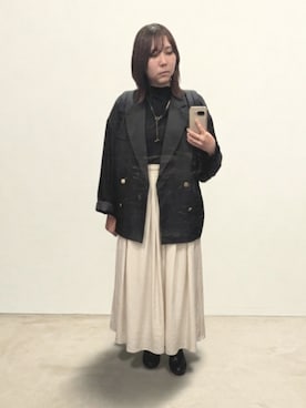 飲酒さん（レディース・166cm）の春コーディネート