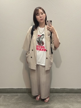 飲酒さん(レディース・166cm)の夏コーディネート