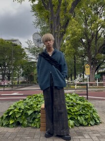 casper john 2点セット Piping stitch track pants/パイピングステッチトラックパンツ