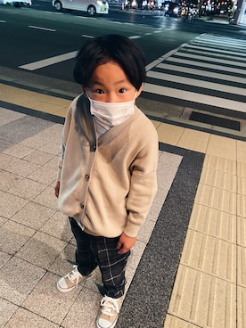 yyさん（キッズ・110cm）の冬コーディネート
