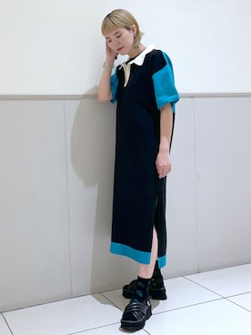 「PBLIM（ページボーイリム）のアイテム（レッグウェア）」を使った、fukuamiさん（レディース・162cm）の春コーディネート