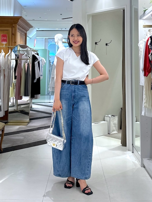 ラブティックボンボン デニム ワイドデニム（デニムパンツ）｜La boutique BonBon（ラブ