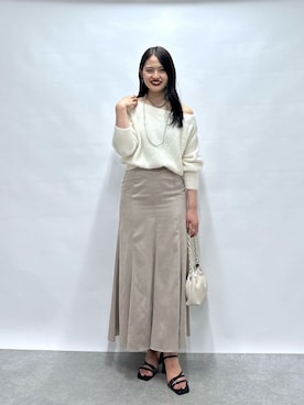 「ニットコーデ」｜satolabonさん（レディース・165cm）の秋コーディネート