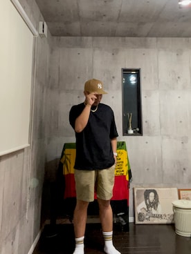 「アイテム（チノパンツ）」を使った、gomez042さん（メンズ・175cm・30代）の夏コーディネート
