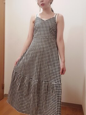「アイテム（ワンピース、その他）」を使った、つきみさん（レディース・156cm）の夏コーディネート