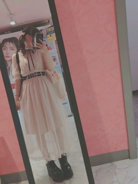 「参戦服」｜「アイテム（PC・スマホグッズ/家電）」を使った、†はかぬし†さん（レディース・158cm）の秋コーディネート