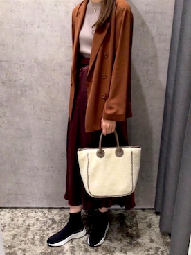 「+diana（プラスダイアナ）のアイテム」を使った、artemis by DIANA 東京ソラマチ店さん（レディース・160cm）の冬コーディネート