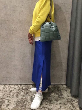 「アイテム（ハンドバッグ、グリーン系）」を使った、artemis by DIANA 東京ソラマチ店さん（レディース・160cm）の秋コーディネート