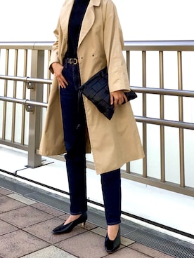 「ハンサムコーデ」｜「アイテム（ジャケット/アウター）」を使った、artemis by DIANA 東京ソラマチ店さん（レディース・160cm）の秋コーディネート