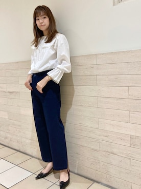 「フレンチカジュアル」｜Miさん（レディース・170cm）の秋コーディネート