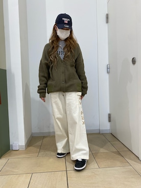 Aさんの「TYPE BLUE WIDE DENIM PANTS/ タイプブルー ワイドデニムパンツ」を使ったコーディネート