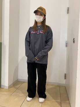 「テラスモール湘南」｜「アイテム（キャップ）」を使った、Aさん（レディース・155cm）の秋コーディネート