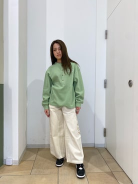 Aさんの「TYPE BLUE WIDE DENIM PANTS/ タイプブルー ワイドデニムパンツ」を使ったコーディネート