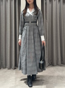 POLO BCSコラボ】テーラーカラーフレアワンピース｜ダズリン（dazzlin