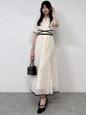 「dazzlin（ダズリン）のアイテム」を使った、ayuriさん（レディース・162cm）の冬コーディネート