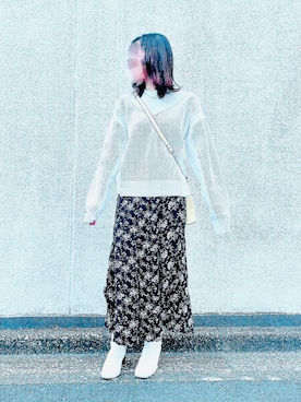 RINさん（レディース・153cm）の冬コーディネート