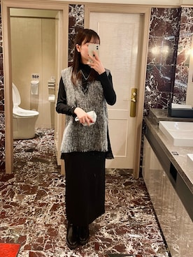 yuさん（レディース・166cm）の冬コーディネート