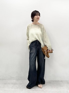 「LARUTA（ラルータ）のアイテム」を使った、Haruさん（レディース・160cm）の夏コーディネート