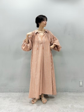 「LARUTA（ラルータ）のアイテム」を使った、Haruさん（レディース・160cm）の夏コーディネート