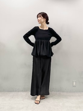 「LARUTA（ラルータ）のアイテム」を使った、Haruさん（レディース・160cm）の冬コーディネート