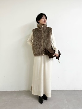 「LARUTA（ラルータ）のアイテム」を使った、Haruさん（レディース・160cm）の夏コーディネート