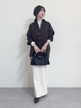 「アイテム（ワンピース/ドレス）」を使った、Haruさん（レディース・160cm・30代）の秋コーディネート