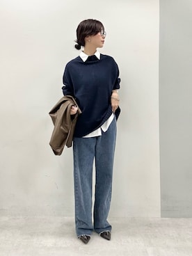 「アイテム（テーラードジャケット）」を使った、Haruさん（レディース・160cm・30代）の冬コーディネート