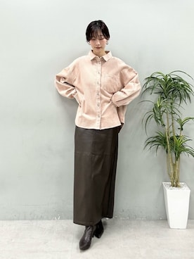 「アイテム（スカート）」を使った、Haruさん（レディース・160cm・30代）の冬コーディネート