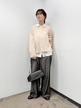 「LARUTA（ラルータ）のアイテム」を使った、Haruさん（レディース・160cm）の春コーディネート