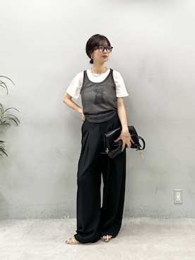 「LARUTA（ラルータ）のアイテム」を使った、Haruさん（レディース・160cm）の夏コーディネート